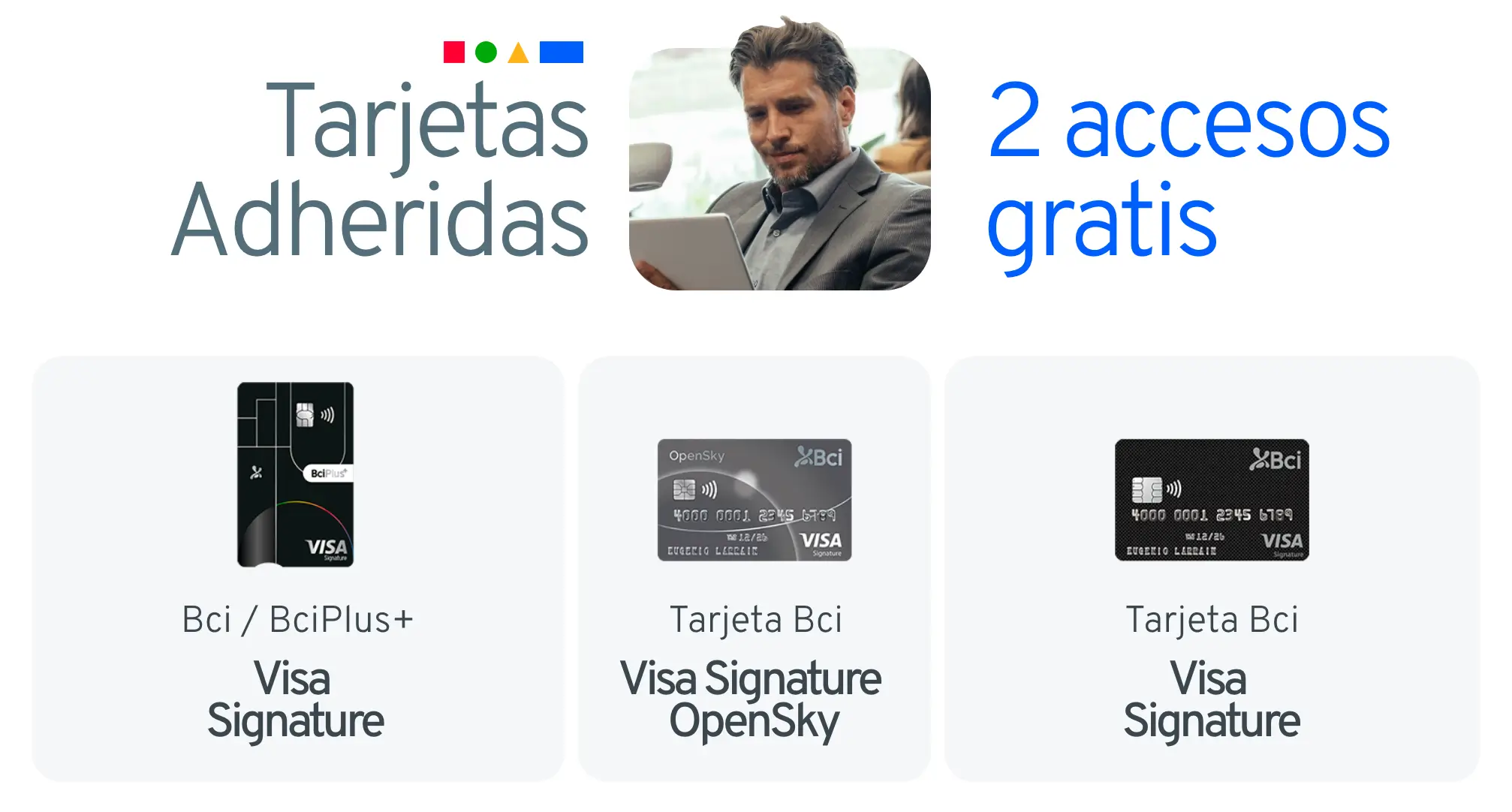 Tarjetas adheridas