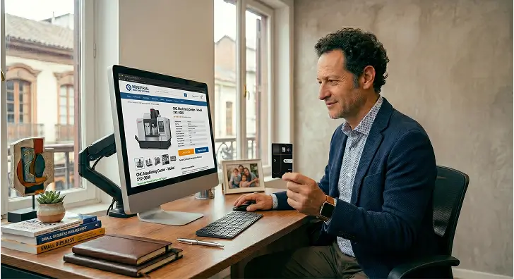 Empresario comprando con su Tarjeta Bci