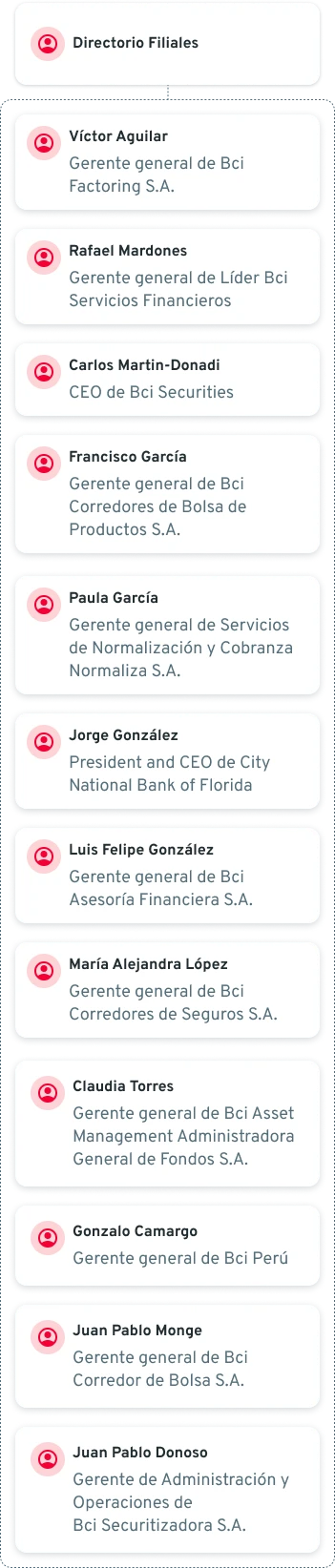 Organigrama Bci
