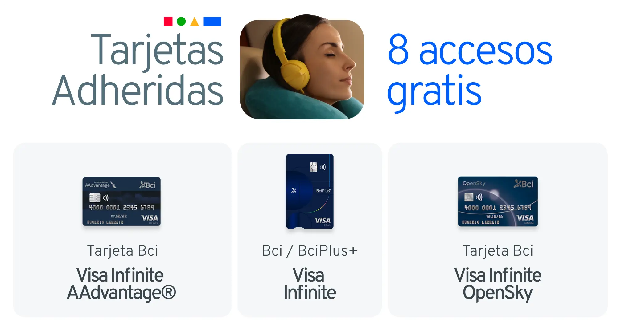 Tarjetas adheridas