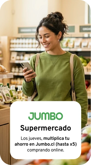 Jumbo: Los jueves, multiplica tu  ahorro en Jumbo.cl (hasta x5) comprando online.