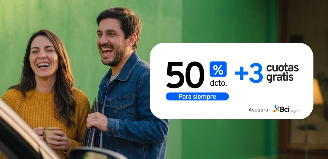 Pareja sonriendo