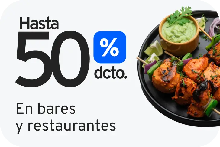 Disfruta hasta 40% de descuento en restaurantes y bares con tu Tarjeta Bci Universitaria
