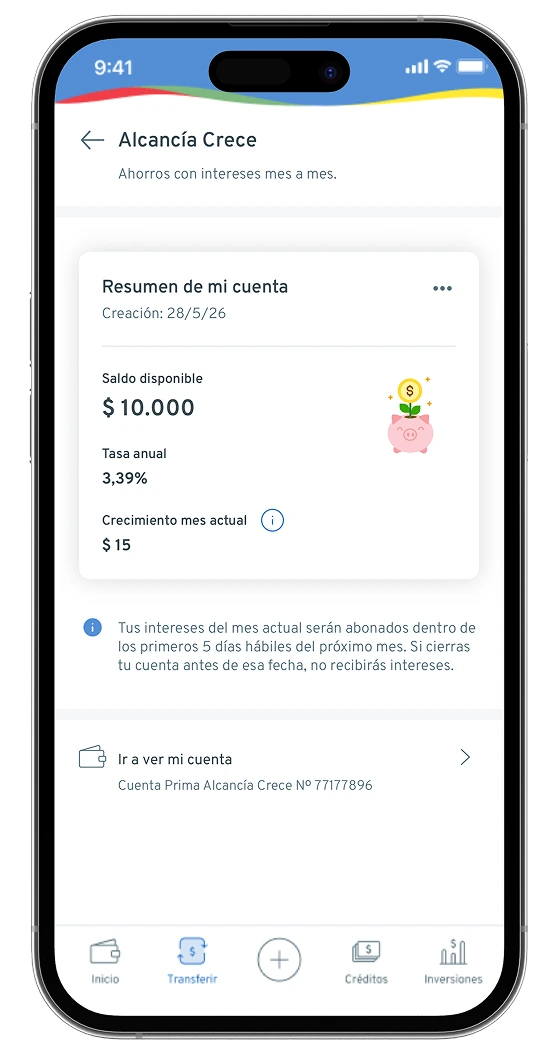 Ilustración de ahorro seguro en smartphone