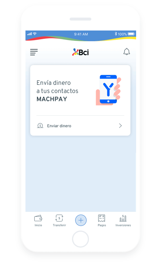 Toca en “Enviar dinero” Toca en “Enviar dinero”