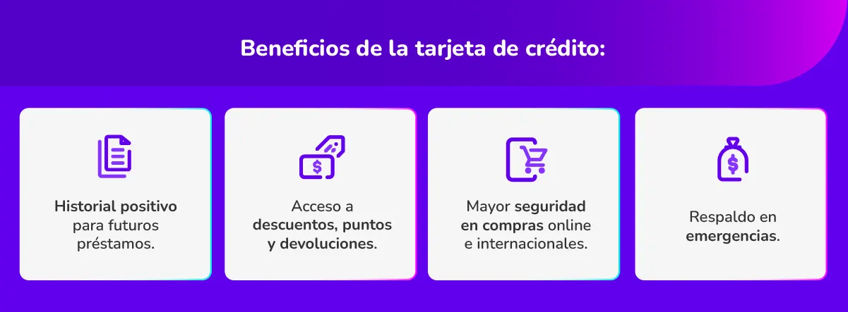 Beneficios de tarjeta de crédito