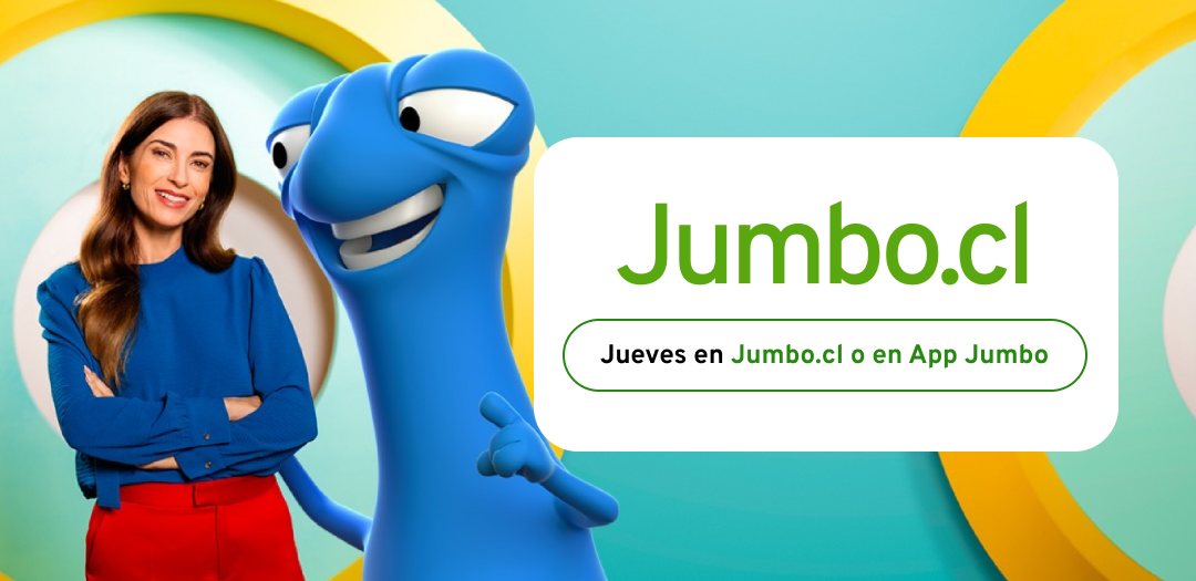 Jueves en Jumbo.cl o en App Jumbo