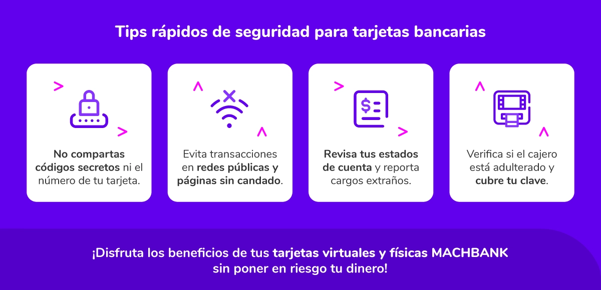 +Tarjetas bancarias: tips para un uso seguro.
