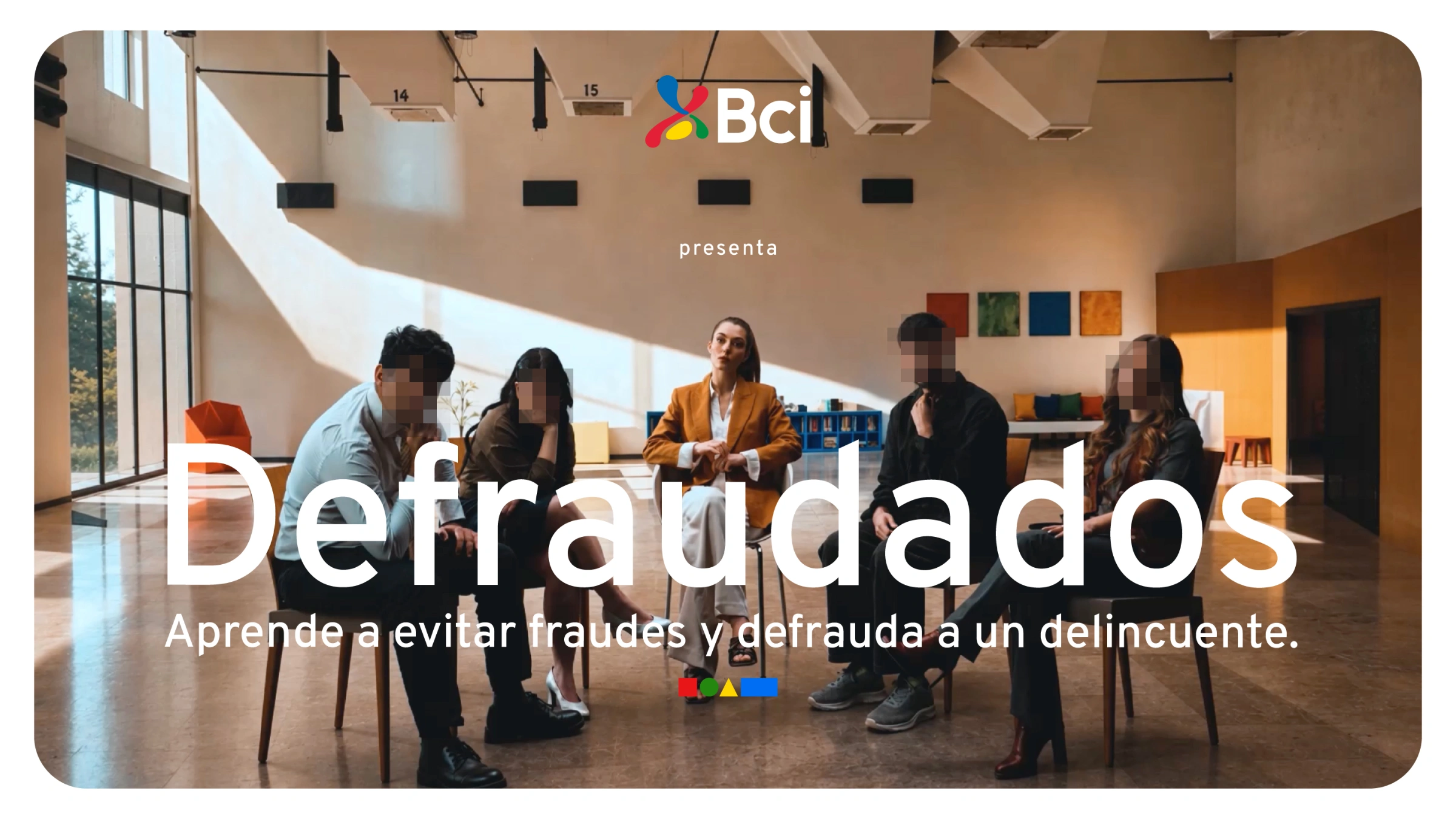 Serie Defraudados - advierte sobre la prevención de estafas y fraudes bancarios.