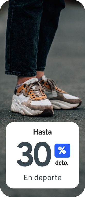 Hasta 30% de descuento en deporte