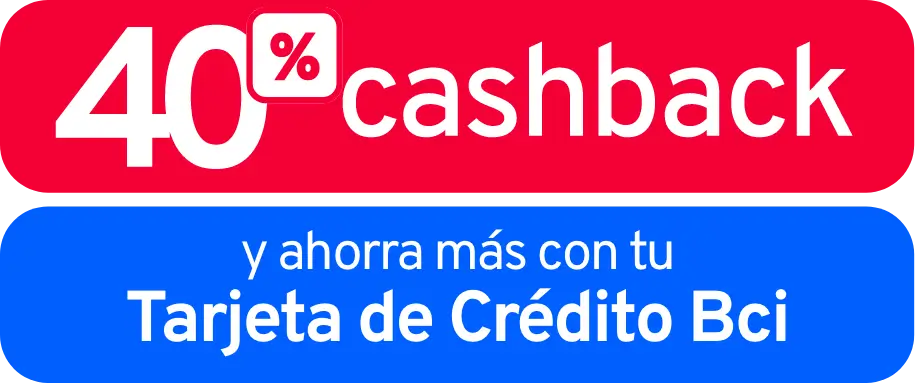 40% de Cashback
