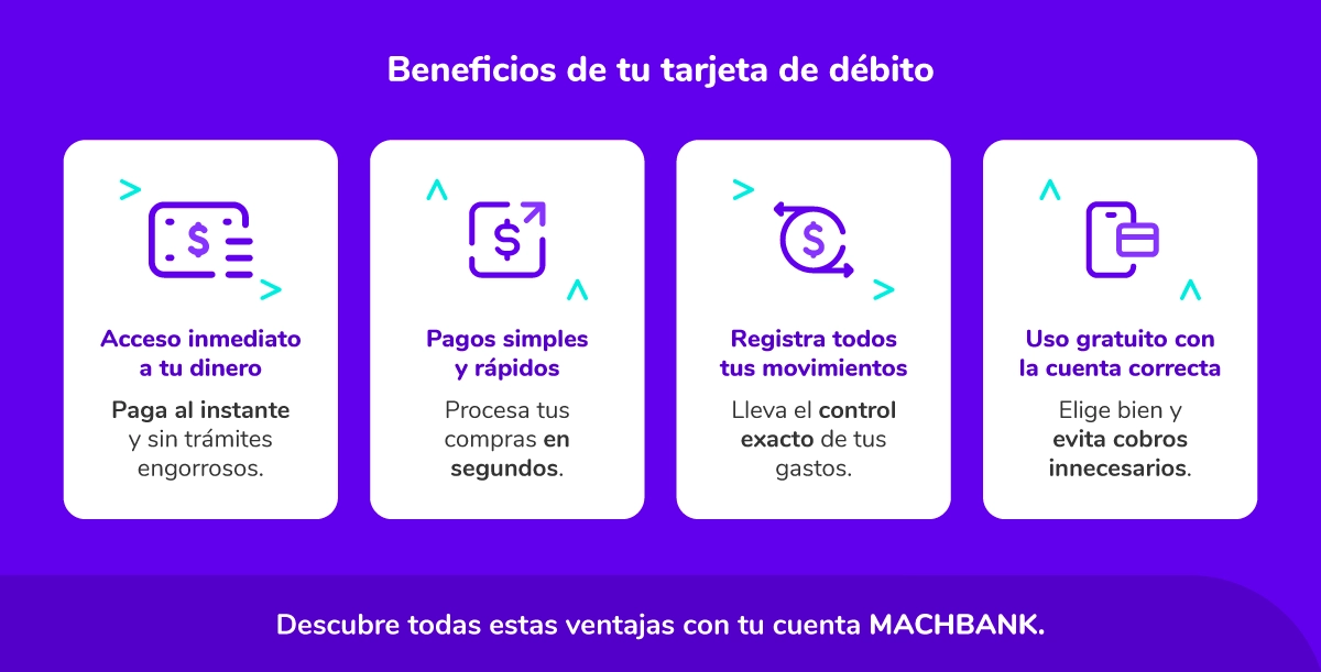 Infografias Beneficios de las tarjetas de débito